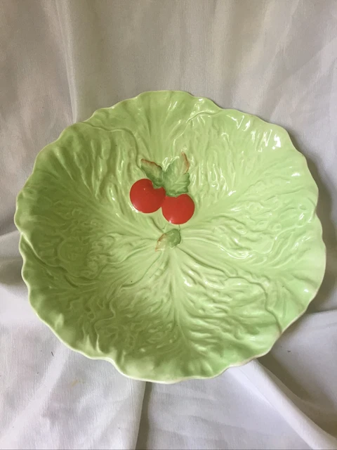 Vintage Carlton Ware Salad Bowl Lettuce Leaf and Tomato Design 1950'S