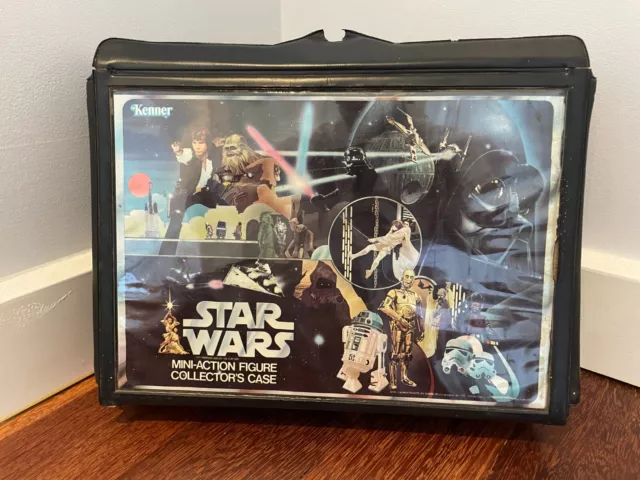 Vintage 1977 Star Wars Mini-Action Figure Collectors Case (Kenner)