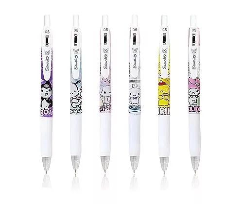 Cute Pens Black Ballpoint Pens 0.5mm Anime Pens Kawaii Cartoon Pens Pens for ...