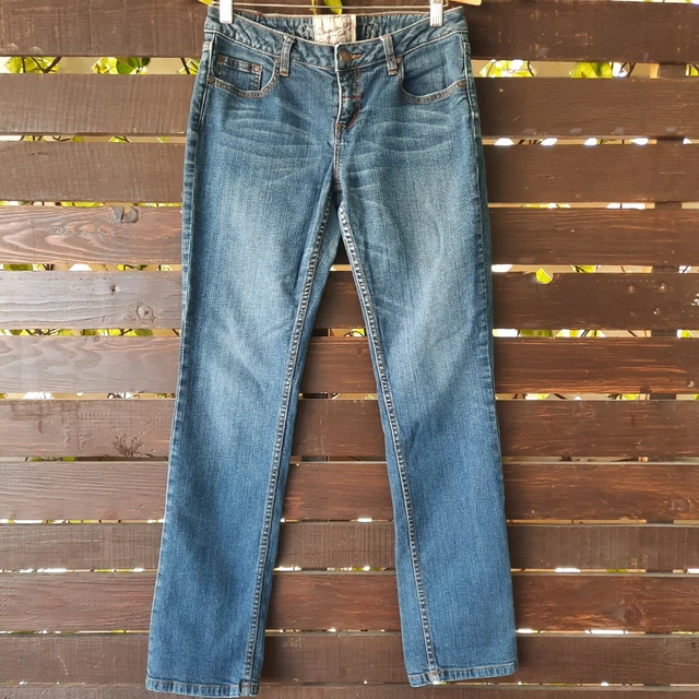 American Rag Blue Denim Jeans Fit Straight Women Size 7R Five Packets A2