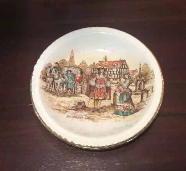 Landcaster & Sandland Ware Ltd Handley England Dish. Collectable 4” Diameter 3