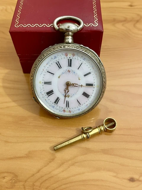 Clé De Montre Gousset Ancienne En Or 18 Carats (750) – Pendentif Ou Accessoire Vintage