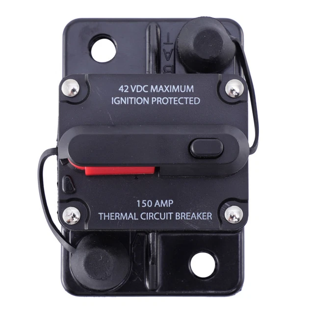 12V Leistungsschalter 300A Mit Manuellem Reset - Sicherungsautomat Für Auto & Boot