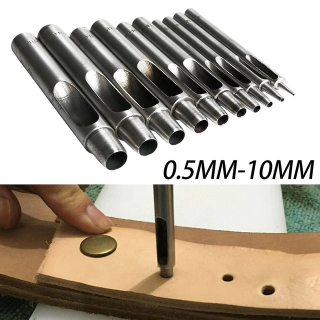 Casa Attrezzo Punzone Cavo Perforatrice 0.5mm-10mm Metallo Tondo Sharp 1 PC 1 1x
