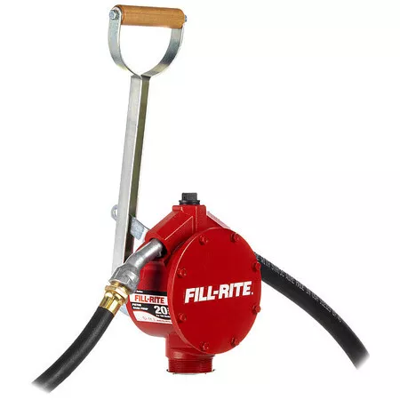 Fill-Rite Fr152 Fuel Transfer Piston Hand Pump With Hose And Nozzle Spout