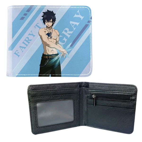 Portefeuille Fairy Tail – Style Manga – Marron – Neuf Sans Étiquette – Pour Homme