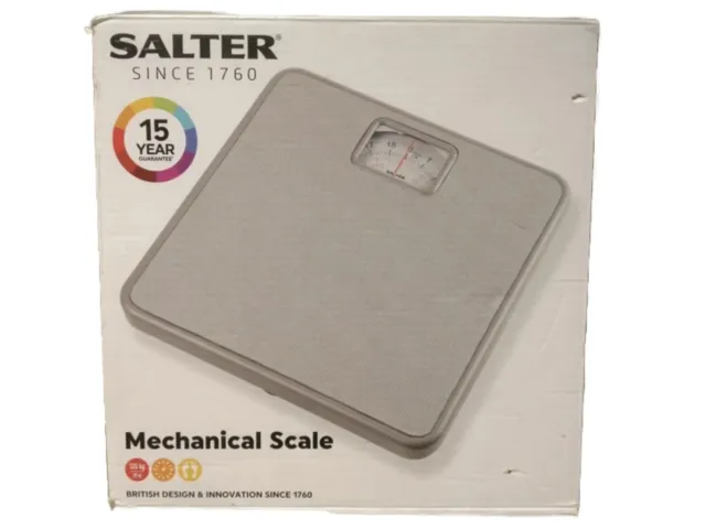 Salter 433 SVDR Mechanische Badezimmerwaage - Batteriefrei Rutschfest Körperwaag