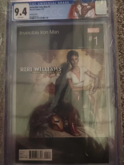Invincible Iron Man #1 Cgc 9.4 Adi Granov Hip Hop Variant Edition 2017
