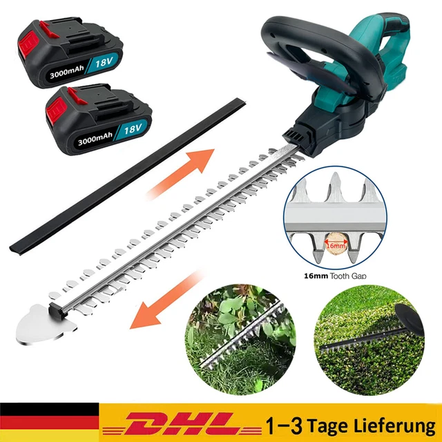 FÜR MAKITA DUH 523 Z AkkuHeckenschere 440mm Klinge /3Ah LXT Akku und