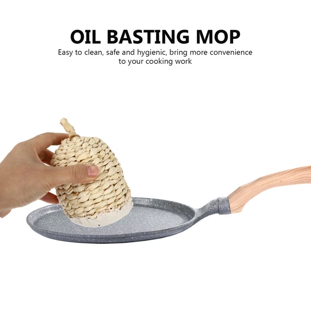 PANCAKE MAKING SUPPLY Oil Applicator Spreading Tool Wiper Brush £13.99