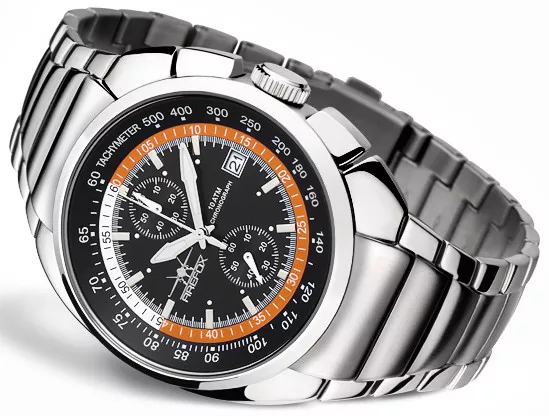 HERREN UHR AVIATOR AVW1266G153 Milit r Chronograph Braun Leder