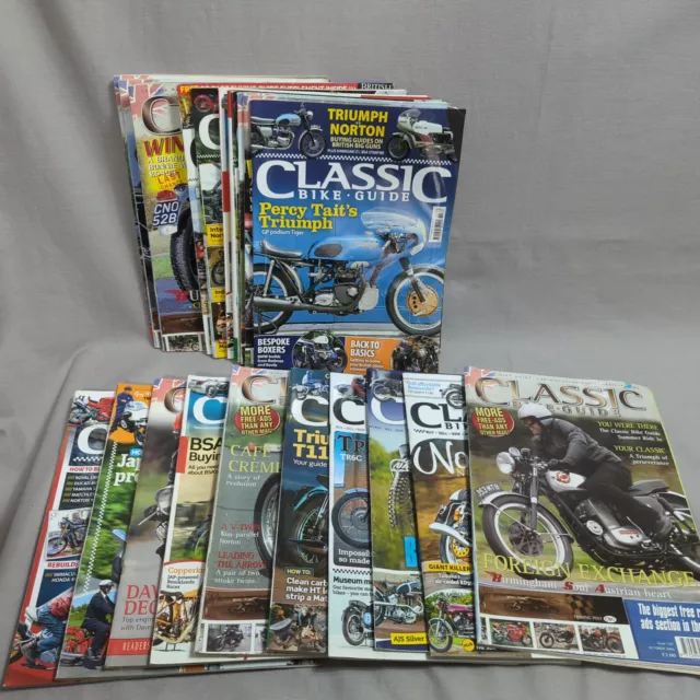 20 Issues Classic Bike Guide Magazine Collection joblot bundle