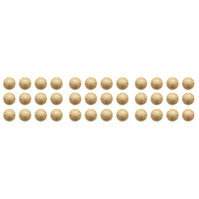 90 Pcs Metal Shirt Buttons Decorative Buttons Hole Suit Miss