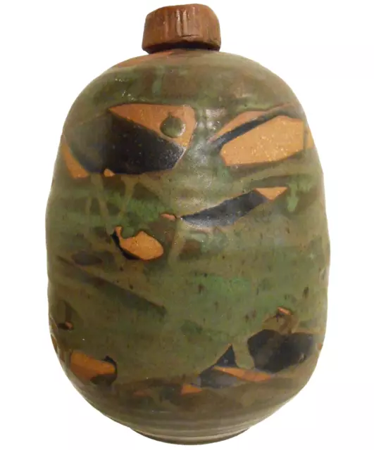 Gerry Williams (American 1926-2014) Sgnd Vint Modernist Hnd Dec Stnwr Cer Vessel