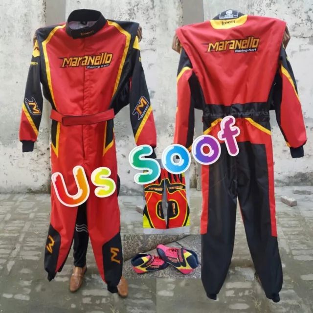 Go Kart Racing Suit CIK FIA level 2 approved kart Suit, Shoes, Gloves with gifts