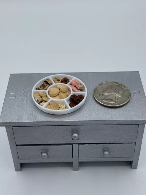 1:12 Dollhouse Miniature Cookies 30pc On A Tray Handmade OOAK