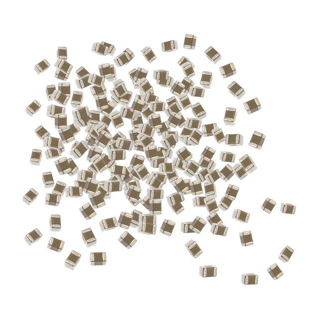 100x Condensateurs SMD 0.018µF 50V - Marque Arcotronics, Film Polypropylène, Neufs Sous Emballage