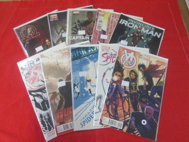 Backstock Blow Out -  Marvel Variant Covers Lot Of 10 Different Comics