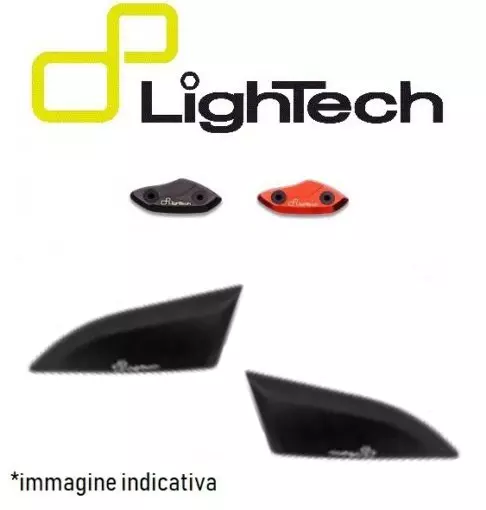 Lightech Coppia Tappi Foro Specchietti Specchio Ergal Ducati Panigale V4 S Nero