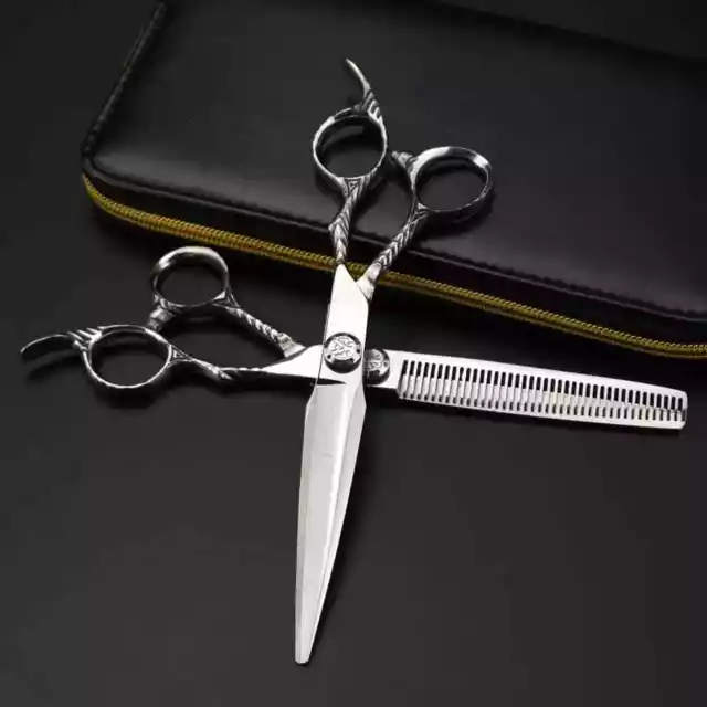 Dragon Barber Salon Hair Cutting Scissors Hairdressing Scissors Set 440C