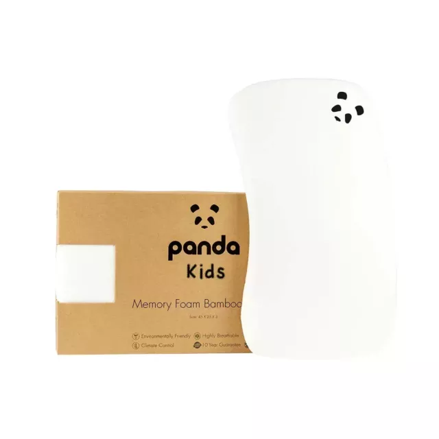 Panda Baby Memory Foam Cuscino Bambù 12+ Mesi