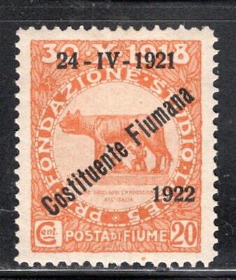 Italy Fivme Fiume  Europe  Stamps Overprint Mint Hinged Lot 317Ac