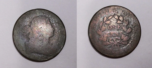 1803 Flowing Hair Large Cent #533-1