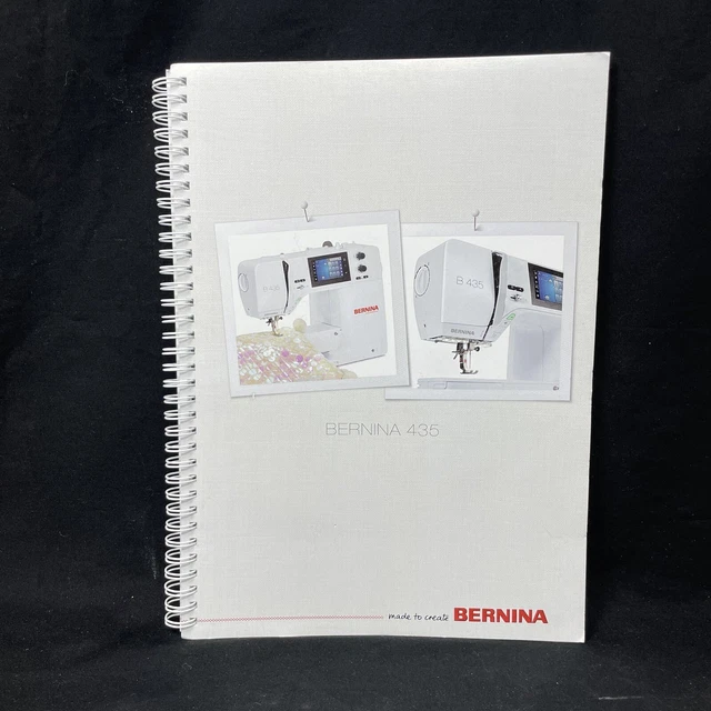 Máquina de coser instructiva genuina Bernina 435 manual