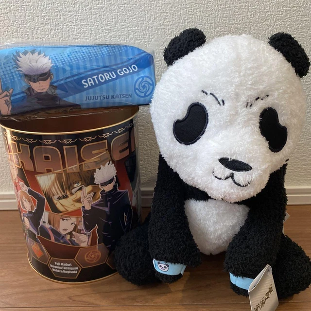 Jujutsu Kaisen Big Plush Toy Panda Loose Face Garbage Can Candy Tin Multi Case