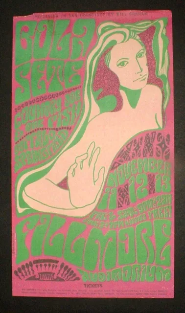 Bola Sete Cj Fish Bg36 Fillmore Poster Wes Wilson 1St Print Haight