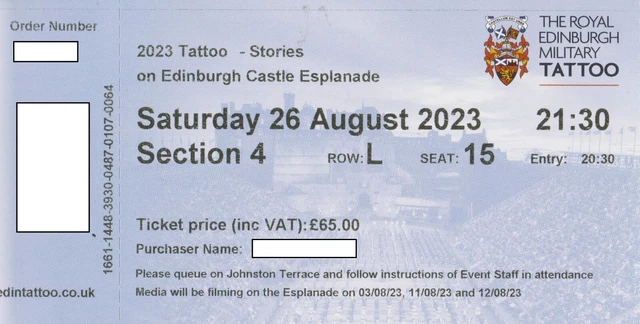 Edinburgh Tattoo Experience