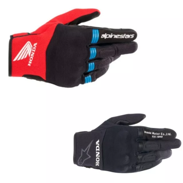 Alpinestars Honda Copper Motorcycle Riding Mens Gloves