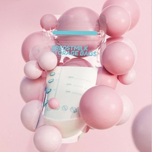 Bolsa de almacenamiento de leche materna bolsa congelador de leche cosas para bebés contenedor de leche materna