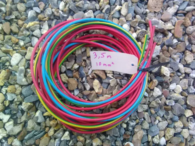 Cable alimentation  H07VR triphasé  10 mm2  5 x 3.5 mètres tableau armoire