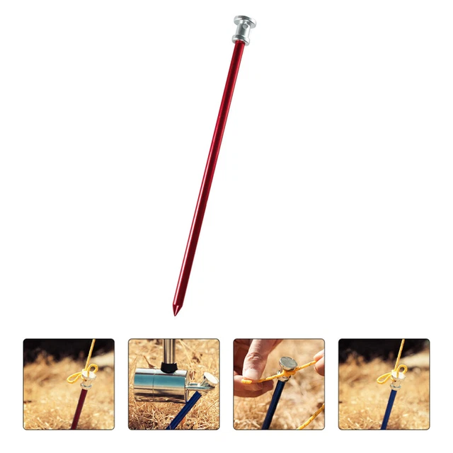 Set 12 piquets de tente alliage aluminium : Tentes et campings