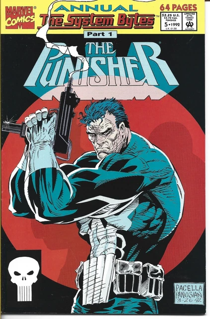 The Punisher Annual #5 Marvel Comics 1992 Bagged And Boarded