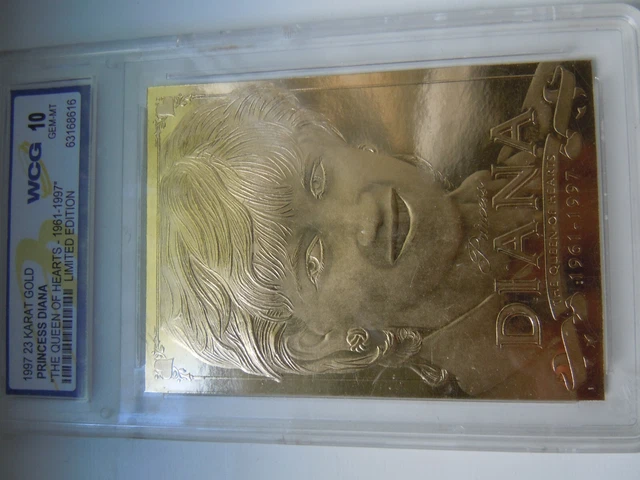 1997 Lady Diana 23 ct Gold card sealed mint condition