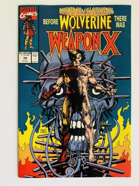 Marvel Comics Presents #72 9.0 Vf/Nm 1991 1St Appearance Weapon X Marvel Comics