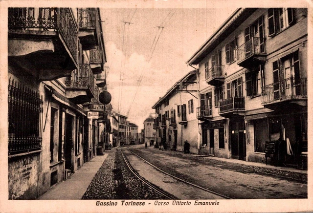 Torino Gassino Torinese c.so V. E. Binari Tram Sali Tabacchi F. Grande  spedita