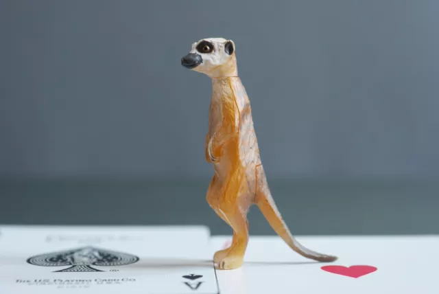 KAIYODO Choco Egg Unique Animal 6  Suricata  Mini Figure