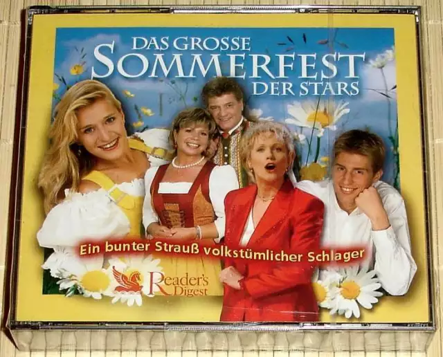 NEU, OVP - 5-CD-Box - DAS GROSSE SOMMERFEST DER STARS - Volkstümliche Schlager