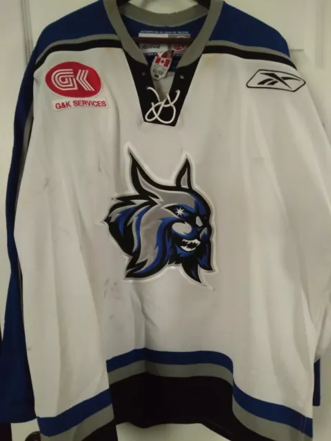 Rocky Mountain Rage CHL Zephyr Authentic On Ice Game Issued Black Hockey  Jersey