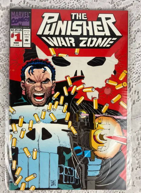 MARVEL COMICS THE PUNISHER WAR ZONE #1 COMIC BOOK 1992 Sealed Fast Shipping