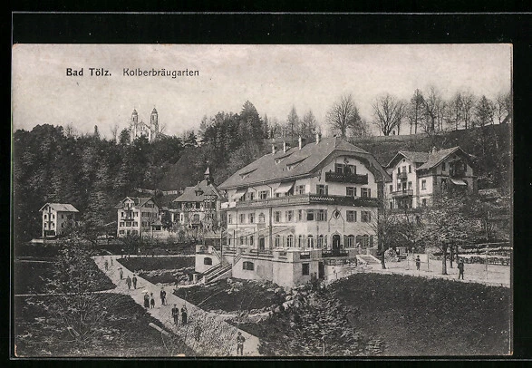 AK Bad Tölz, Hotel Gasthof Kolberbräugarten