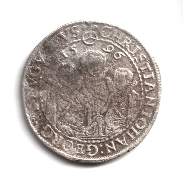 Sachsen Silber 1 Taler 1596 - Drei Brüder Taler