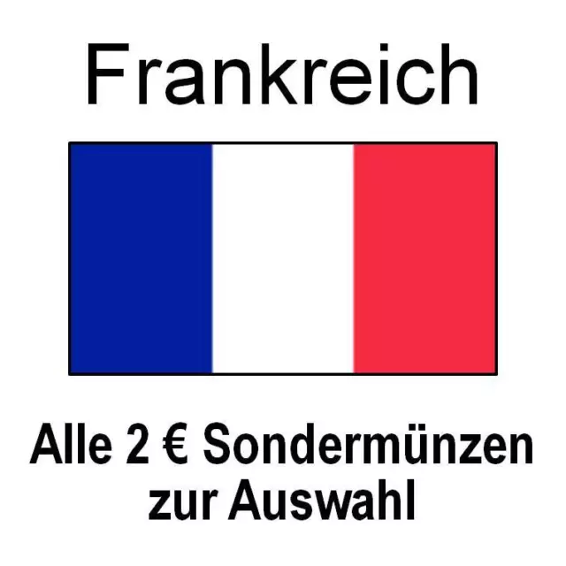 Frankreich - alle 2 Euro Sondermünzen Gedenkmünzen - alle Jahre - bankfrisch