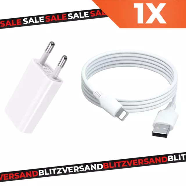 Ladekabel PREMIUM 2m Schnell für iPhone 5 6 7 8 X Xs XR 11 12 13 14 Pro Max