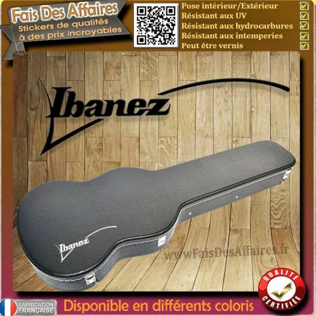 sticker autocollant Ibanez Guitare étuis décoration decal Case guitare