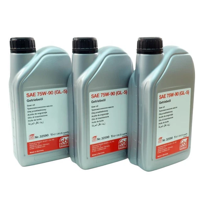 3 Olio per Ingranaggi Litro Febi BILSTEIN 32590 75W90 Api GL-5 BMW Opel Ford VW
