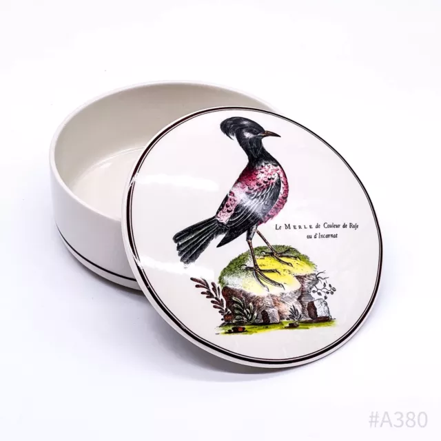 Villeroy & Boch Boîte avec Couvercle Paradiso Avec Oiseau „ Le Merle “ 14x5, 5cm